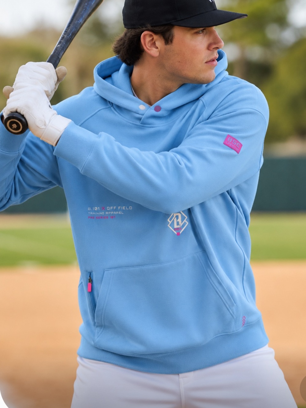 Baseball Lifestyle 101 Off Field Waffle Performance Hoodie